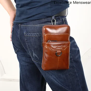 2019 New Genuine Leather Men Wear Belt Pack Waist Bag 6-inch 7-inch Mobile Phone Bag Single-shoulder Oblique Satchel Mini QQ
2019 New Genuine Leather Men Wear Belt Pack Waist Bag 6-inch 7-inch Mobile Phone Bag Single-shoulder Oblique Satchel Mini QQ