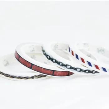 Chains Geometric Slim Washi Tape 5mm Wide DIY Decoration Scrapbooking Planner Masking Tape Adhesive Kawaii Stationery
Chains Geometric Slim Washi Tape 5mm Wide DIY Decoration Scrapbooking Planner Masking Tape Adhesive Kawaii Stationery