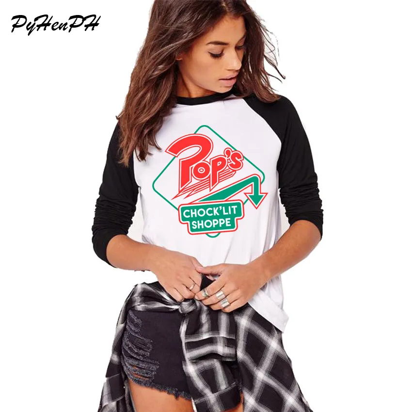 PyHenPH 2018 Spring Autumn Riverdale Southside Serpents PatternT-shirt Lady Karajuku Hip Hop Tops Novelty T Shirt Female
PyHenPH 2018 Spring Autumn Riverdale Southside Serpents PatternT-shirt Lady Karajuku Hip Hop Tops Novelty T Shirt Female