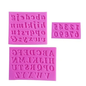 3D English Letters & Numbers Fondant Cake Molds Soap Chocolate Mould For The Kitchen Baking 3pc/set D391
3D English Letters & Numbers Fondant Cake Molds Soap Chocolate Mould For The Kitchen Baking 3pc/set D391