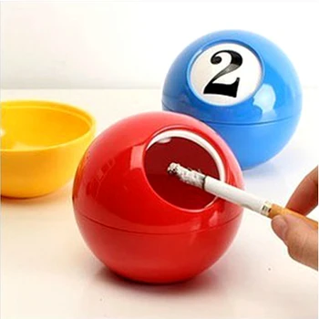 

Lovely Color Billiards Melamine Ashtray Cute Smoking Cigar Ashtray Wedding Gift Favors SH526