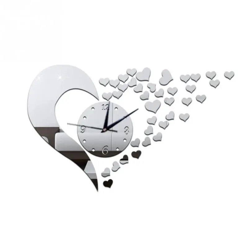 New Heart alarm clock mirror wall sticker DIY decor TV background wall bedroom decals living room wall sticker home decor
New Heart alarm clock mirror wall sticker DIY decor TV background wall bedroom decals living room wall sticker home decor