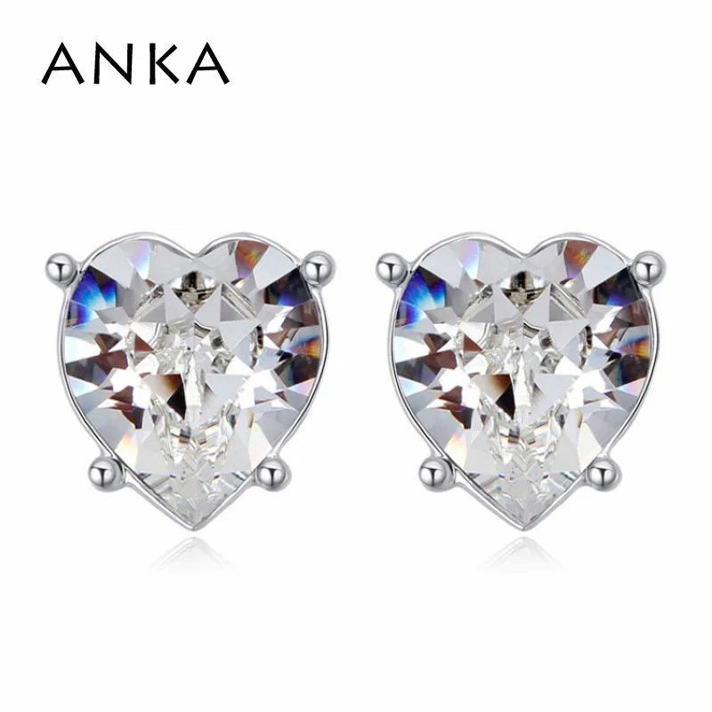 ANKA cute charm women heart stud earrings made with crystals from Swarovski for earings fashion jewelry best gift 123621
ANKA cute charm women heart stud earrings made with crystals from Swarovski for earings fashion jewelry best gift 123621