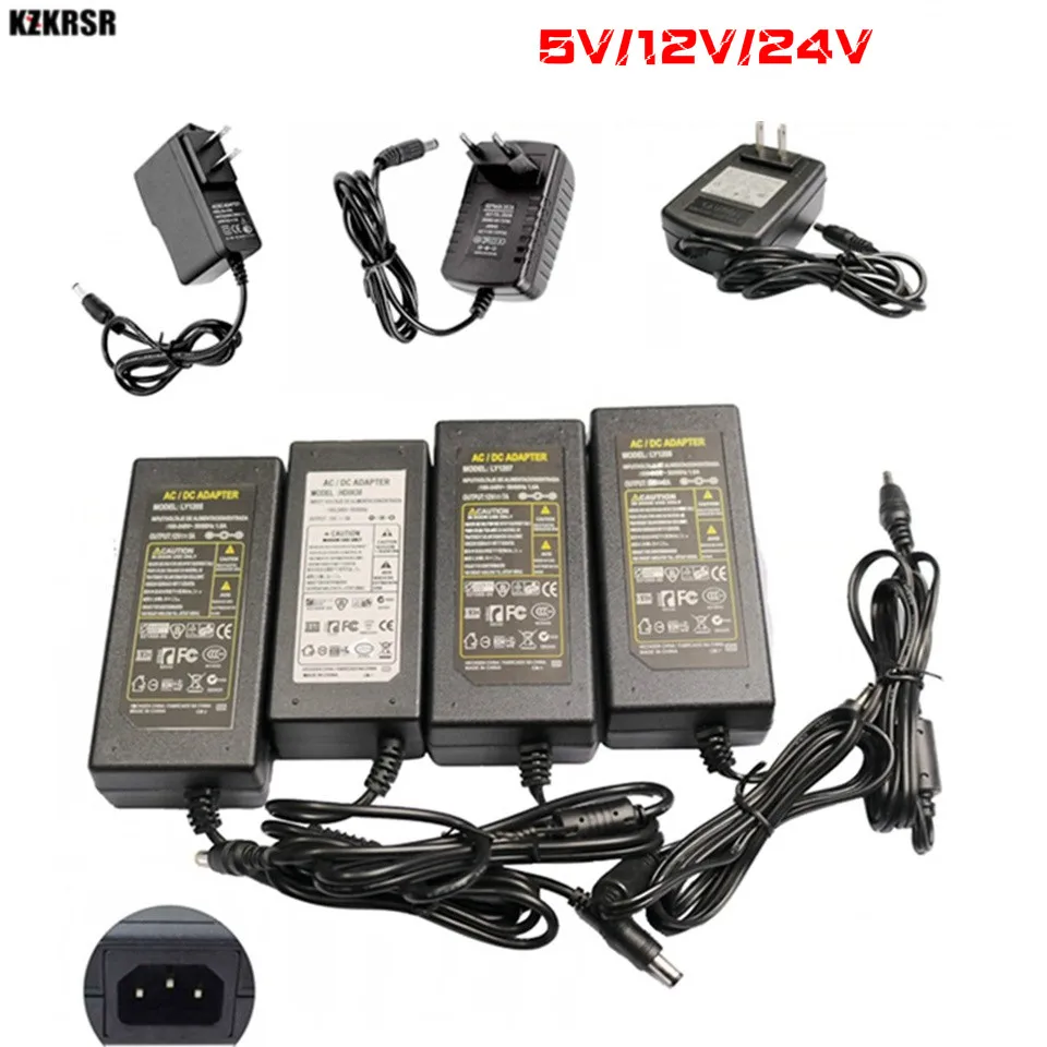 5V 12V 24V Power Supply 1A 2A 3A 4A 5A 6A 8A 10A Lighting Transformer LED Driver Adapter For Led Strip Lamp 110V 220V AC TO DC
5V 12V 24V Power Supply 1A 2A 3A 4A 5A 6A 8A 10A Lighting Transformer LED Driver Adapter For Led Strip Lamp 110V 220V AC TO DC