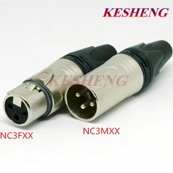 20PCS NC3MXX & 20PCS NC3FXX For NEUTRIK Male and female A set 3 Pin XLR Connector withe high quality/40pcs
20PCS NC3MXX & 20PCS NC3FXX For NEUTRIK Male and female A set 3 Pin XLR Connector withe high quality/40pcs