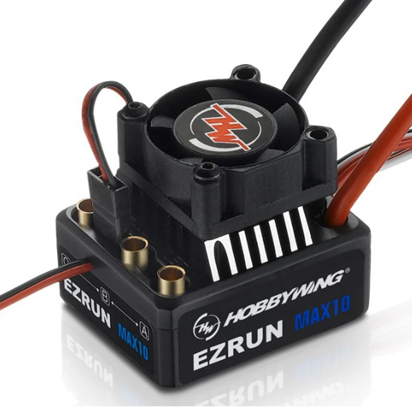 Hobbywing EZRUN MAX10 60A Waterproof ESC With 6V/7.4V BEC 2-3S Lipo Speed Controller Brushless ESC for 1/10 RC Car Truck
Hobbywing EZRUN MAX10 60A Waterproof ESC With 6V/7.4V BEC 2-3S Lipo Speed Controller Brushless ESC for 1/10 RC Car Truck