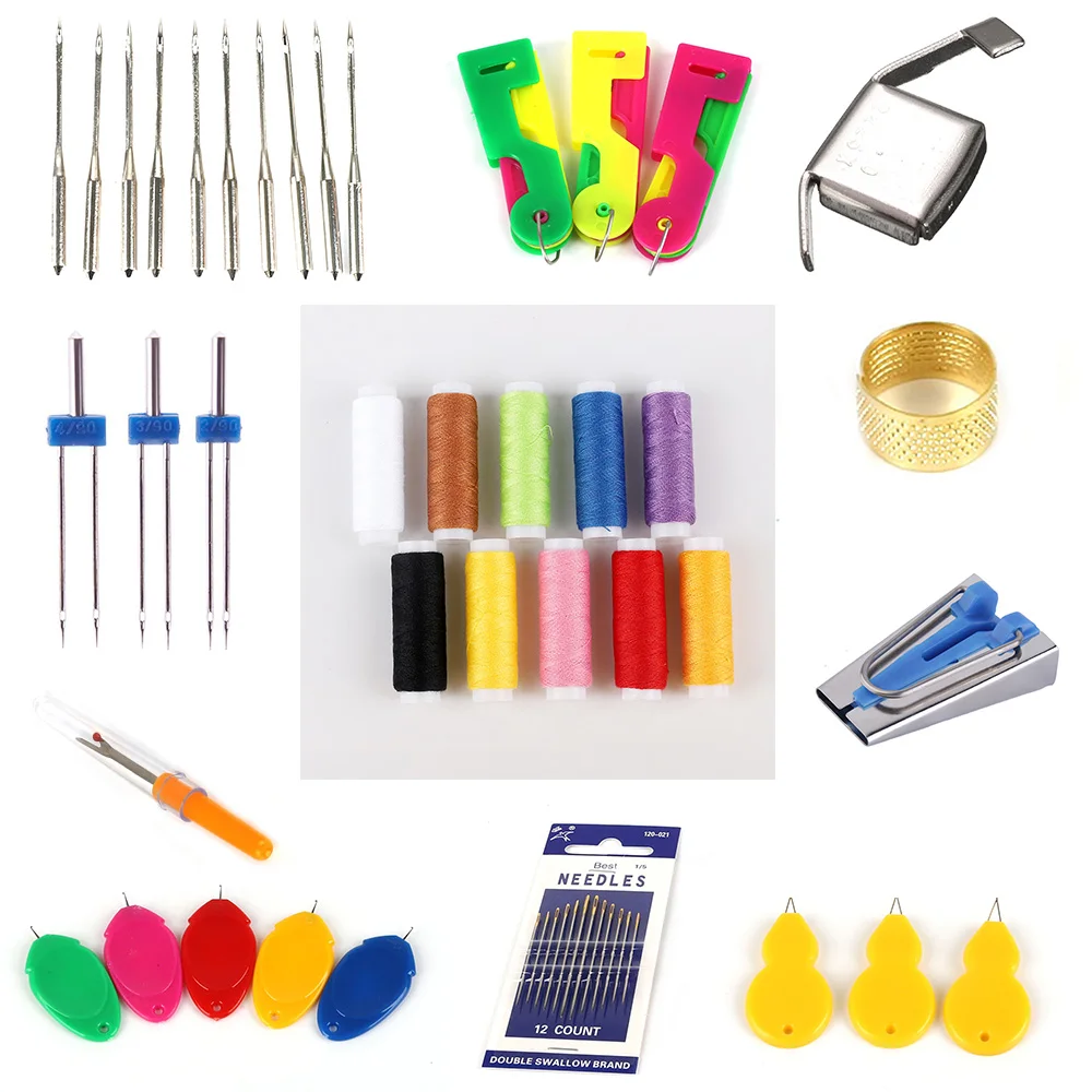Sewing Machine Accessories Cross-Stitch Tools Sewing Thread Guide Cutter Foot Presser Needles Thimble Hand Knitting Tools Pick
Sewing Machine Accessories Cross-Stitch Tools Sewing Thread Guide Cutter Foot Presser Needles Thimble Hand Knitting Tools Pick