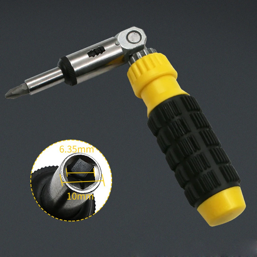 Portable Multitool 1/4 Inch Ratcheting Screwdriver Rotating Household General Tools Drive Tackle Repair Tool
Portable Multitool 1/4 Inch Ratcheting Screwdriver Rotating Household General Tools Drive Tackle Repair Tool