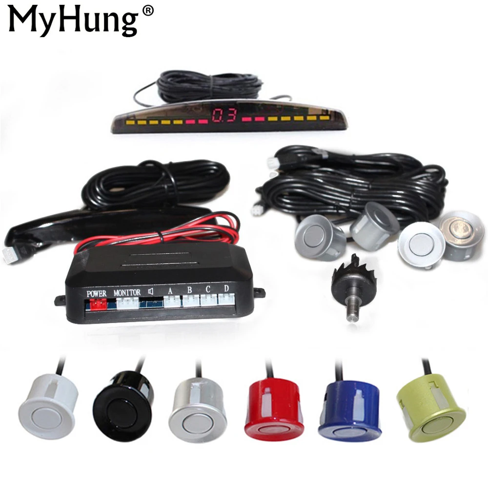 LED Display Car Parking System Led Parking Sensor Kit Backlight Display Assistant Backup Radar Monitor System 4 Sensors
LED Display Car Parking System Led Parking Sensor Kit Backlight Display Assistant Backup Radar Monitor System 4 Sensors