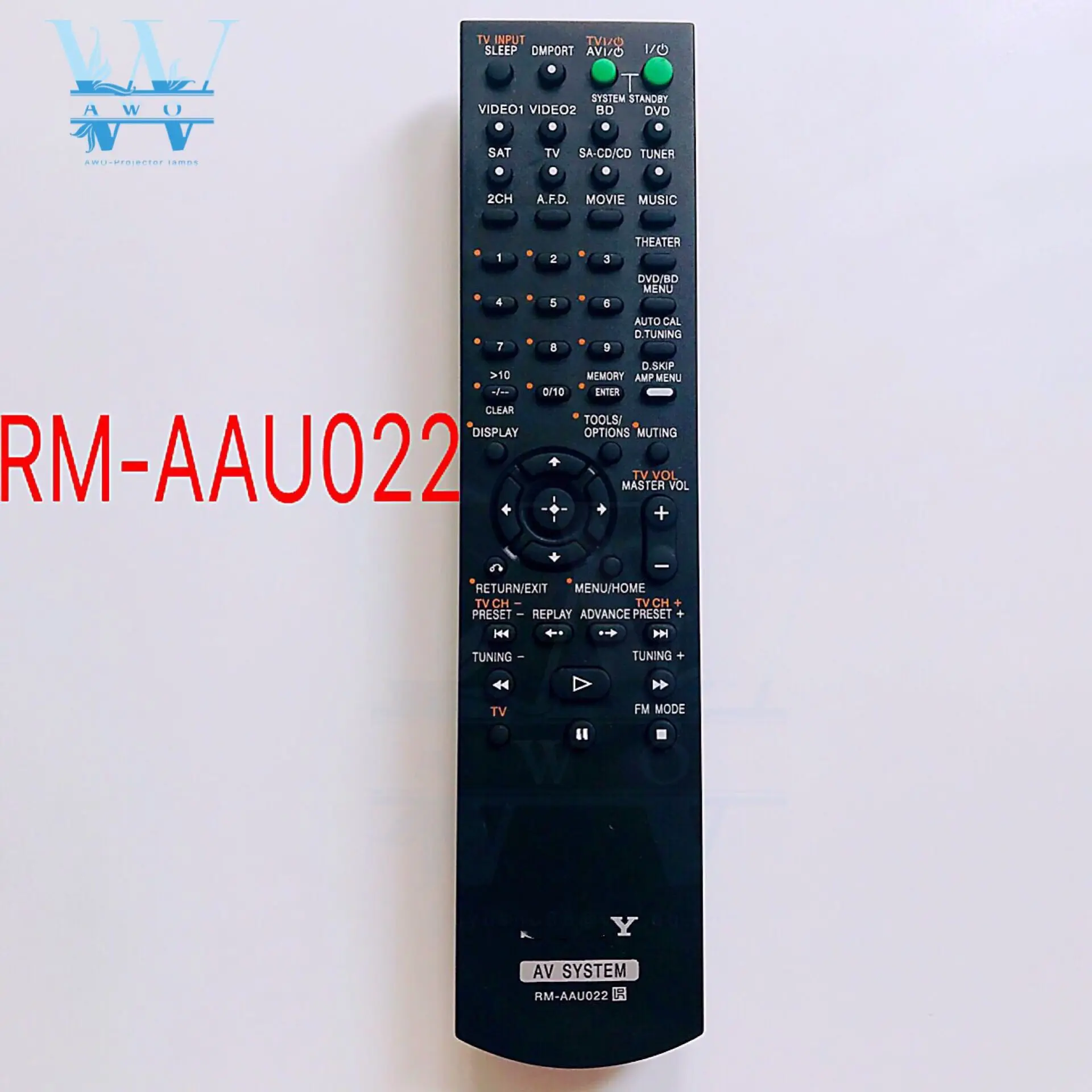 New RM-AAU022 Audio Player Remote Control For Sony RM-AAU020 STR-DH500 STR-DG520 AV System
New RM-AAU022 Audio Player Remote Control For Sony RM-AAU020 STR-DH500 STR-DG520 AV System