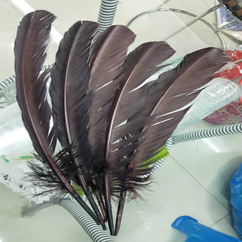 new product 27-32cm Natural brown goose feathers Diy plumes jewelry accessories 50pcs/lot Silver feather
new product 27-32cm Natural brown goose feathers Diy plumes jewelry accessories 50pcs/lot Silver feather