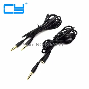 1M 3.5mm Male to 3.5 male / Female Audio Extension Cable with volume control for iphone 5 6 plus samsung earphone
1M 3.5mm Male to 3.5 male / Female Audio Extension Cable with volume control for iphone 5 6 plus samsung earphone