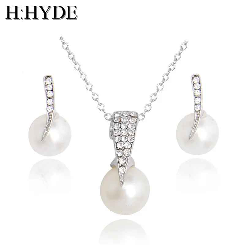 H:HYDE 12 Style Pearl Jewelry Sets For Women Silver Color Hollow Out Water Drop Necklace Earrings Vintage Wedding Jewelry Set
H:HYDE 12 Style Pearl Jewelry Sets For Women Silver Color Hollow Out Water Drop Necklace Earrings Vintage Wedding Jewelry Set
