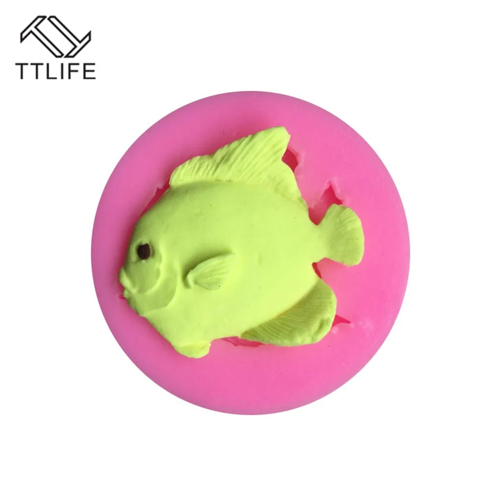 TTLIFE 3D Fish Food Grade Silicone Mold Fondant Cake Decorating Tool Chocolate Gumpaste Soap Pastry Dessert Kitchen Baking Mould
TTLIFE 3D Fish Food Grade Silicone Mold Fondant Cake Decorating Tool Chocolate Gumpaste Soap Pastry Dessert Kitchen Baking Mould