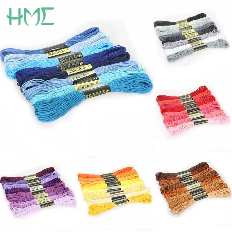 New Arrival Multi Colors Option 7 Shares Length 7.5m Anchor Cross Stitch Cotton Embroidery Thread 8pcs/lot,7.5m/pcs
New Arrival Multi Colors Option 7 Shares Length 7.5m Anchor Cross Stitch Cotton Embroidery Thread 8pcs/lot,7.5m/pcs