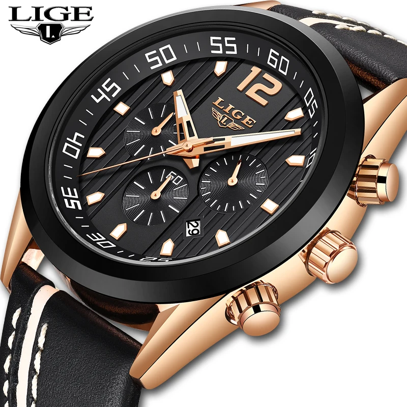 Men Watches LIGE New Casual Leather Waterproof Sport Watch Men Top Brand Luxury Military Date Quartz Clock Relogio Masculino+Box
Men Watches LIGE New Casual Leather Waterproof Sport Watch Men Top Brand Luxury Military Date Quartz Clock Relogio Masculino+Box