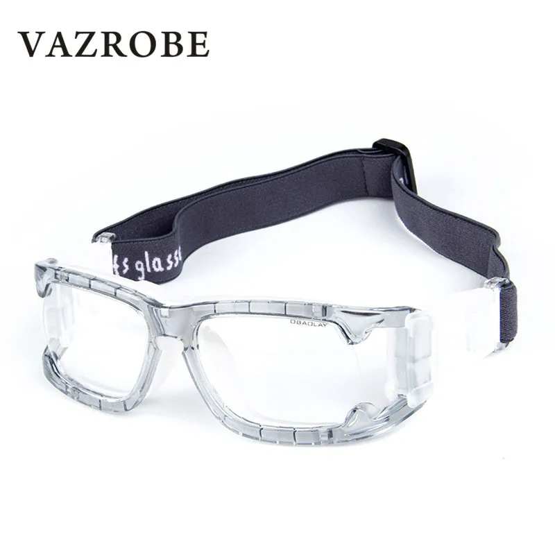 Vazrobe Basketball sports Glasses Frame Men Eyeglasses Frames Eyewear protect prescription goggles football black transparent
Vazrobe Basketball sports Glasses Frame Men Eyeglasses Frames Eyewear protect prescription goggles football black transparent