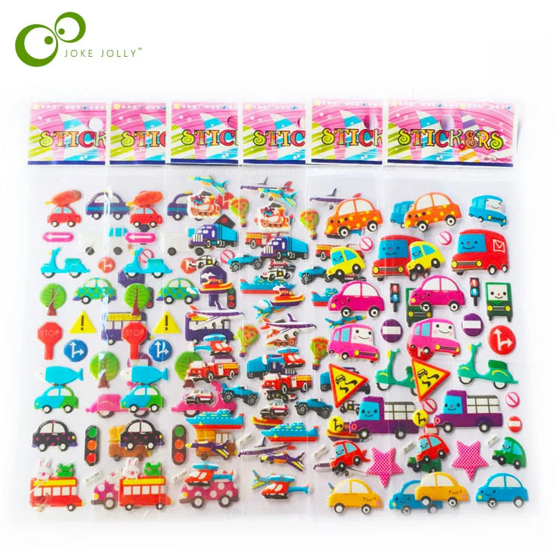 6PCS/lot Mixed Cartoon Bubble Stickers Transport Cars Children Kids Girls Boys Cartoon Stickers Decoration Birthday Gift GYH
6PCS/lot Mixed Cartoon Bubble Stickers Transport Cars Children Kids Girls Boys Cartoon Stickers Decoration Birthday Gift GYH