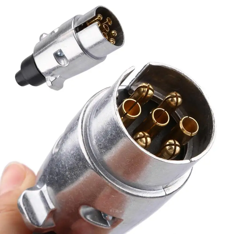 Car 7 Pin Metal Plug Indicator Tail Light Towing Car Van Trailer Caravan 12V 12N mar22
Car 7 Pin Metal Plug Indicator Tail Light Towing Car Van Trailer Caravan 12V 12N mar22