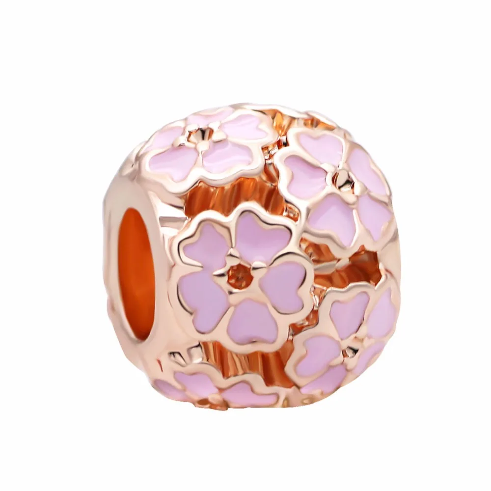 2018 spring new free shipping 1pc rose gold flower jewelry making diy bead Fits European pandora Charm Bracelets A936 
2018 spring new free shipping 1pc rose gold flower jewelry making diy bead Fits European pandora Charm Bracelets A936