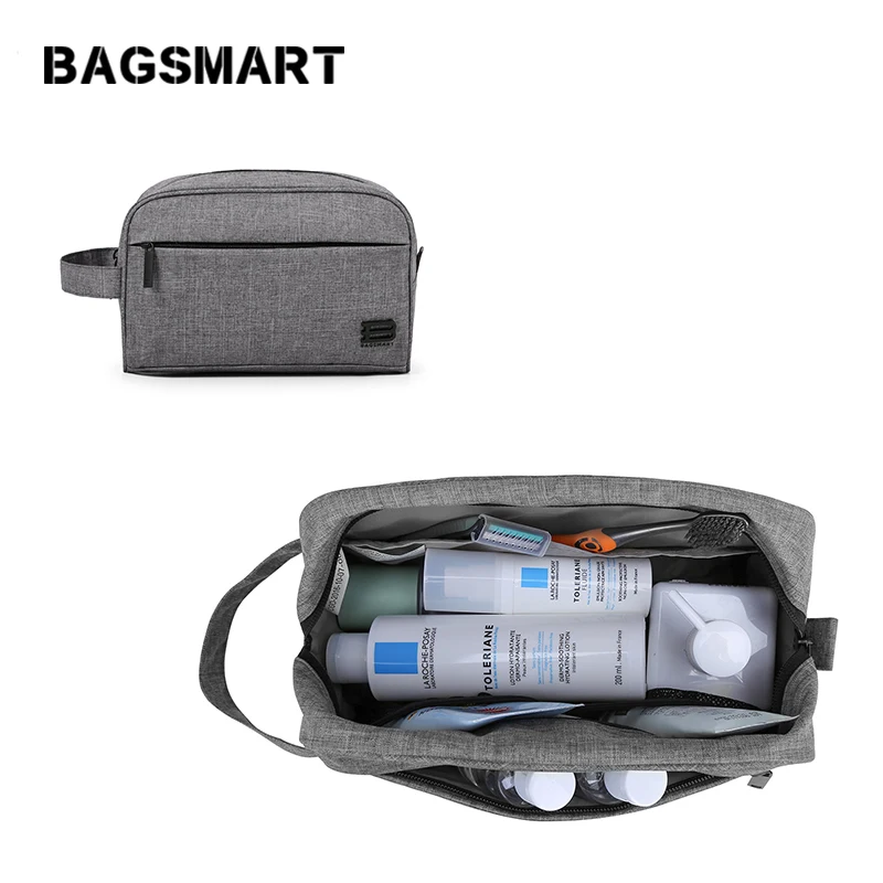 BAGSMART Waterproof Makeup Bag Travel Toiletry Bag For Men and Women (Dopp Kit) Large Capacity Travel Organizer Comestic Bag
BAGSMART Waterproof Makeup Bag Travel Toiletry Bag For Men and Women (Dopp Kit) Large Capacity Travel Organizer Comestic Bag