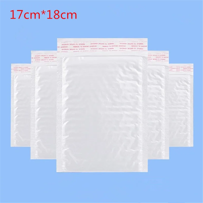 10pcs / (17 * 18cm + 4cm) White Bubble Envelope Bubble Film Bag Pearl Film Envelope Shock Bag
10pcs / (17 * 18cm + 4cm) White Bubble Envelope Bubble Film Bag Pearl Film Envelope Shock Bag