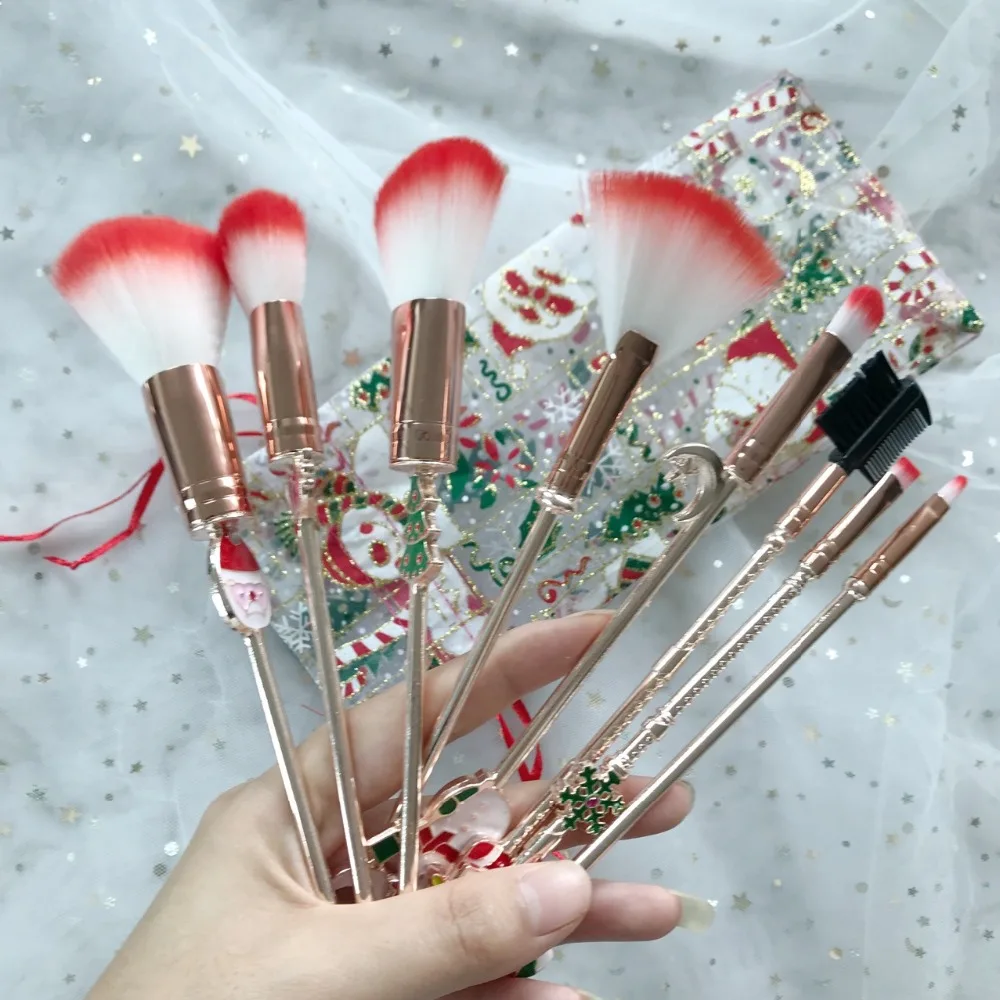 CHILEELOVE 8 Pcs/Set Makeup Brushes Kit Merry Christmas Makeup Brushes Set for Loose Powder Lip Concealer Shadow Eyebrow
CHILEELOVE 8 Pcs/Set Makeup Brushes Kit Merry Christmas Makeup Brushes Set for Loose Powder Lip Concealer Shadow Eyebrow