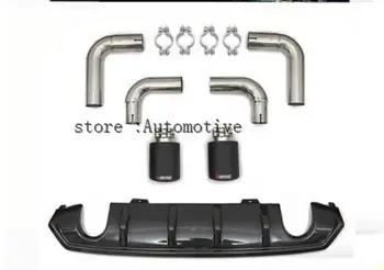 2016 2017 2018 Sport Style Car Rear Bumper Diffuser Spoiler Upgrade Replacement Exhaust Pipe For HONDA CIVIC Sedan 10th Gen
2016 2017 2018 Sport Style Car Rear Bumper Diffuser Spoiler Upgrade Replacement Exhaust Pipe For HONDA CIVIC Sedan 10th Gen