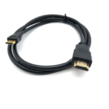 100pcs Mini HDMI Male to HDMI Male Cable 1.5m 1.4 Version 1080P HD Converter Adapter HDMI Cable for TV LCD Tablet PC Phone
100pcs Mini HDMI Male to HDMI Male Cable 1.5m 1.4 Version 1080P HD Converter Adapter HDMI Cable for TV LCD Tablet PC Phone