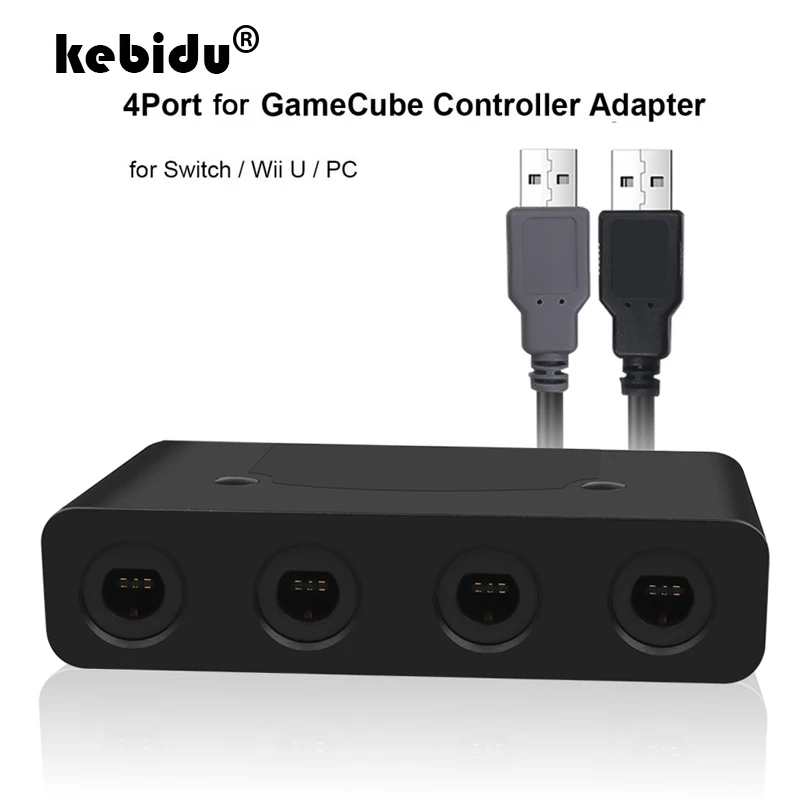 4 Ports USB Adapter Converter For GameCube Controllers for Switch NS or PC Handle Combined Converter Adapter
4 Ports USB Adapter Converter For GameCube Controllers for Switch NS or PC Handle Combined Converter Adapter