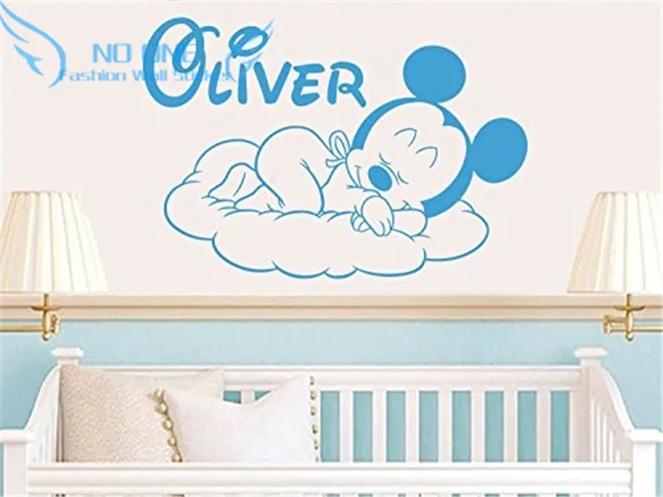 Creative New Mickey Mouse Goodnight Custom Kids Name baby wall stickers for kids rooms home decoration wall stickers
Creative New Mickey Mouse Goodnight Custom Kids Name baby wall stickers for kids rooms home decoration wall stickers