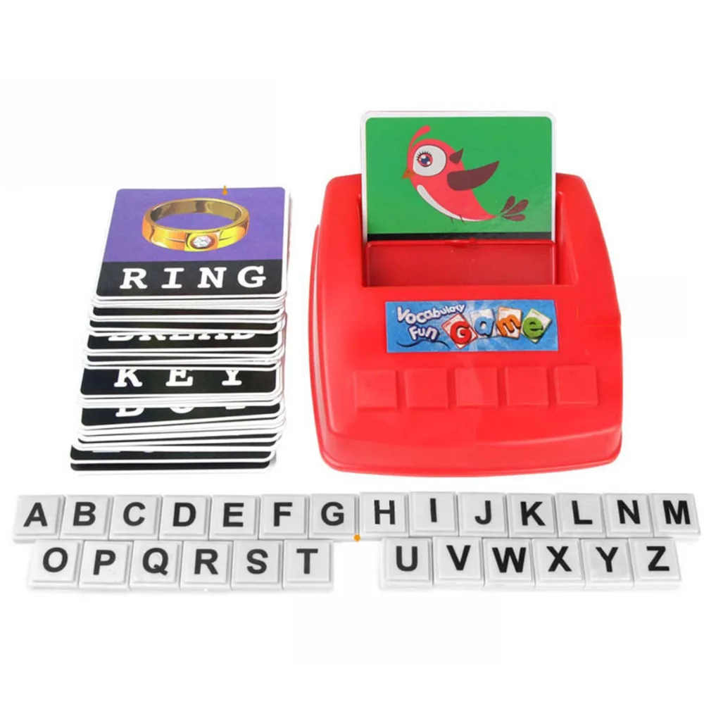 Puzzles English Alphabet Letters Toys 1pc plastic tray 30 word cards two sides 26 letters Children Alphabet Game Educational fun
Puzzles English Alphabet Letters Toys 1pc plastic tray 30 word cards two sides 26 letters Children Alphabet Game Educational fun