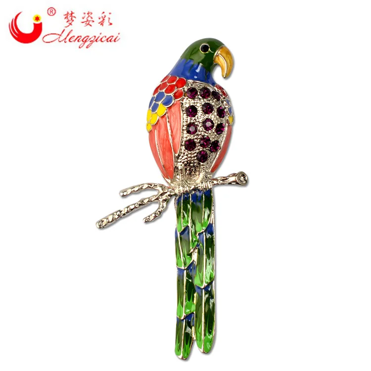 MZC Unique Colorful Grace Parrot Brooches Pins Ename Bird Porcelain Brosh Broche Strass Badge Collar Lapel Pin Accessories
MZC Unique Colorful Grace Parrot Brooches Pins Ename Bird Porcelain Brosh Broche Strass Badge Collar Lapel Pin Accessories