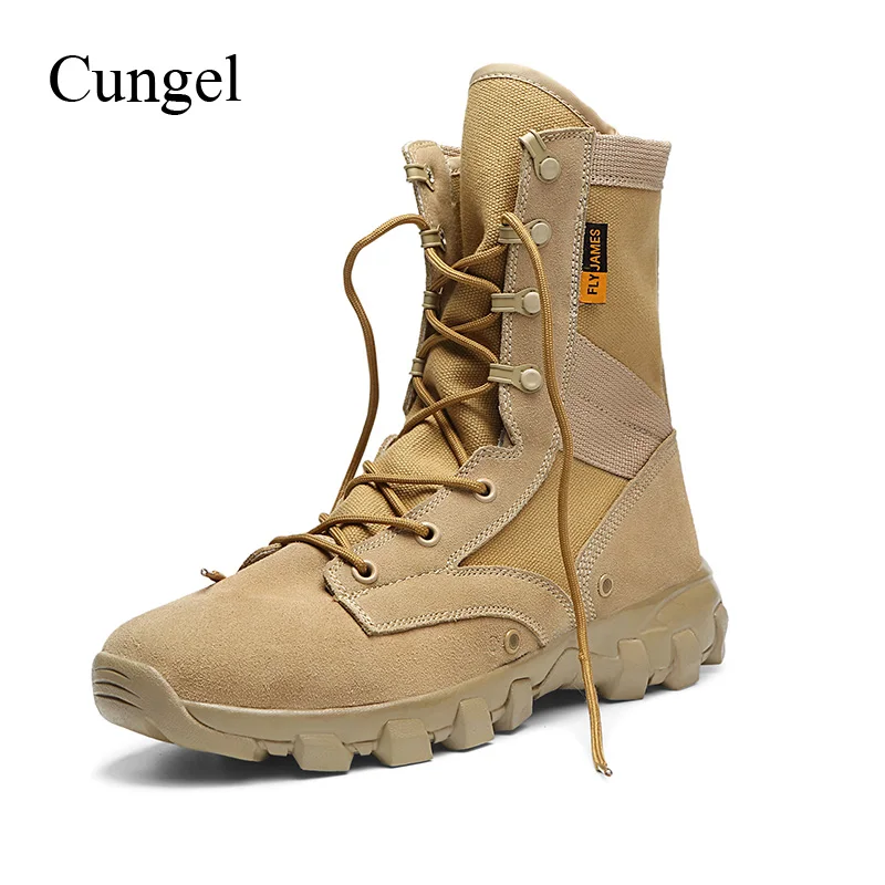 Cungel Army Tactical boots Outdoor Sneakers men Trekking Hiking shoes Anti-skid Wear resistant Military desert combat boots
Cungel Army Tactical boots Outdoor Sneakers men Trekking Hiking shoes Anti-skid Wear resistant Military desert combat boots