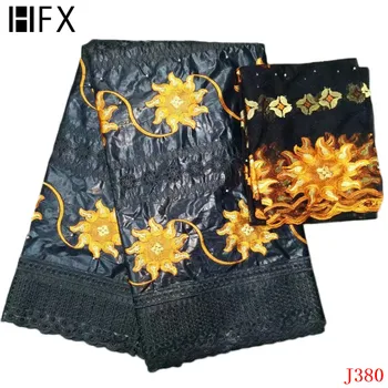 HFX African Bazin Riche Getzner Lace Fabric 2019 New Design Embroidered High Quality French Tulle Lace With Guipure Lace Fabric
HFX African Bazin Riche Getzner Lace Fabric 2019 New Design Embroidered High Quality French Tulle Lace With Guipure Lace Fabric