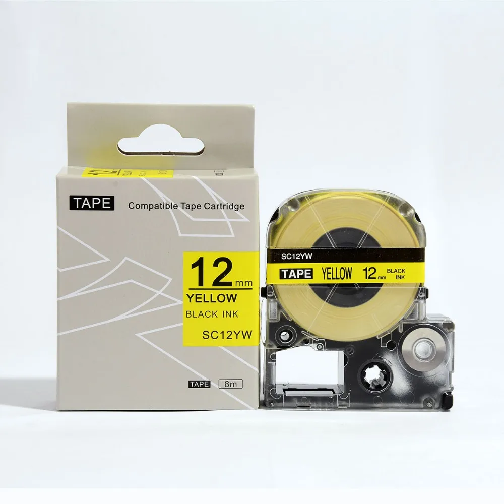 4pcs SC12YW label tape for KINGJIM labelworks SC12YW compatible for LW-300 LW-400 labelling maker label tapes
4pcs SC12YW label tape for KINGJIM labelworks SC12YW compatible for LW-300 LW-400 labelling maker label tapes