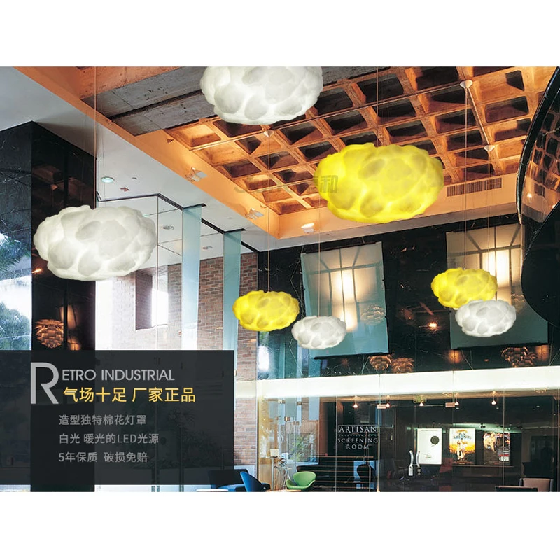 LED Cotton chandelier lighting for dining room E27 Engineering lights AC 110V-220V Modern art European chandeliers
LED Cotton chandelier lighting for dining room E27 Engineering lights AC 110V-220V Modern art European chandeliers