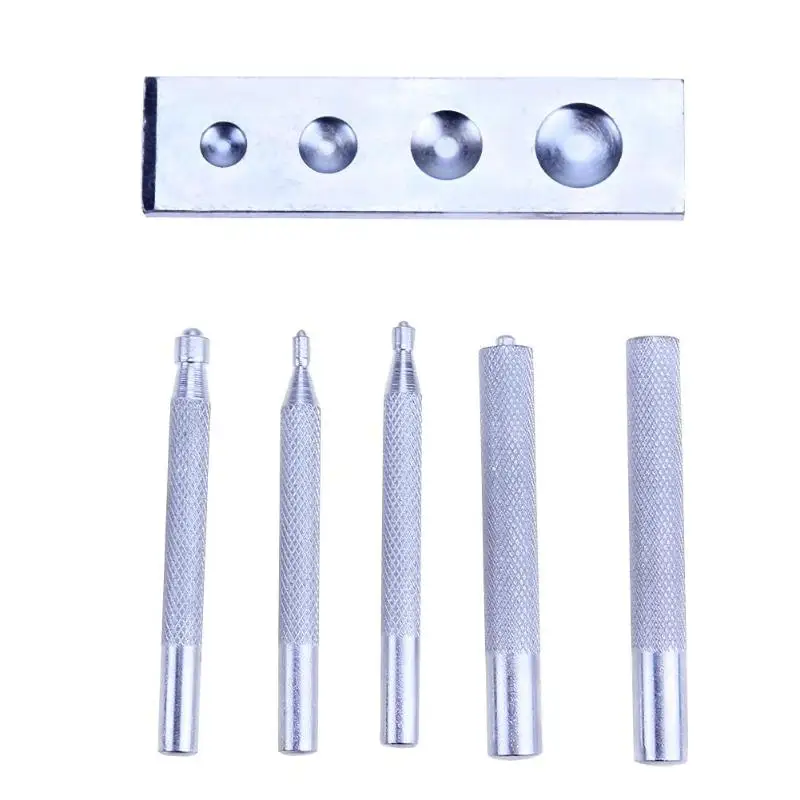 6pcs/set Leather Tools Rivet Setter Hole Punches Simple Manual Button Installation Snap Fasteners Press Studs
6pcs/set Leather Tools Rivet Setter Hole Punches Simple Manual Button Installation Snap Fasteners Press Studs