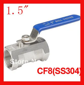 Free shipping New arrival 1.5" CF8 1pc ball valve, one piece female thread ball valve for water,oil and gas
Free shipping New arrival 1.5" CF8 1pc ball valve, one piece female thread ball valve for water,oil and gas