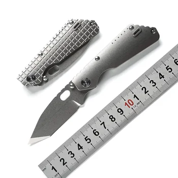 DICORIA Small PT TC4 titanium handle Tactical Folding Knife M390 blade camping hunting outdoor survival pocket Knives EDC tools
DICORIA Small PT TC4 titanium handle Tactical Folding Knife M390 blade camping hunting outdoor survival pocket Knives EDC tools