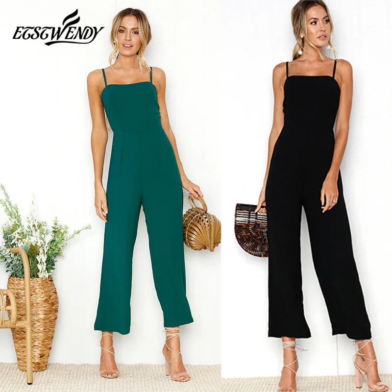 2019 New Summer Women Jumpsuit B Sexy Spaghetti Strap Romper Jumpsuit Casual Fashion Long Bodysuit Elegant Jumpsuit Clothing
2019 New Summer Women Jumpsuit B Sexy Spaghetti Strap Romper Jumpsuit Casual Fashion Long Bodysuit Elegant Jumpsuit Clothing