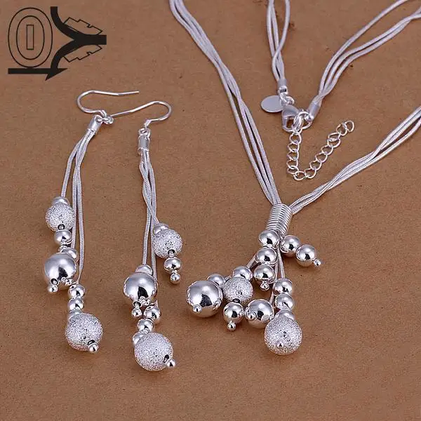 Hot Sale Silver Jewerly Set,Cheap Bridal Party Sets,Fashion Three lIne Bundle Beads Silver Necklace Earring Two-pieces
Hot Sale Silver Jewerly Set,Cheap Bridal Party Sets,Fashion Three lIne Bundle Beads Silver Necklace Earring Two-pieces