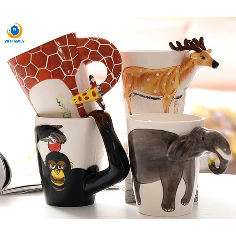 3D Ceramic Cup Pure Hand-painted Animal Cups Personalized Painting Cups Creative Coffee Mug Large Mug 400ml Creative Gift
3D Ceramic Cup Pure Hand-painted Animal Cups Personalized Painting Cups Creative Coffee Mug Large Mug 400ml Creative Gift