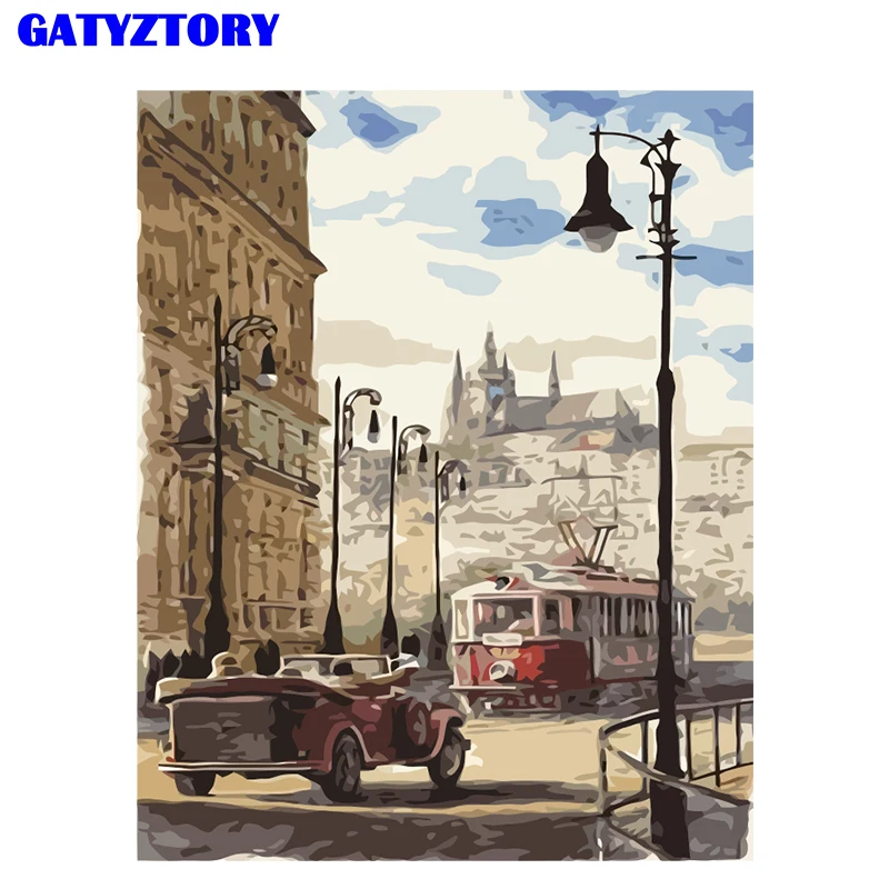 GATYZTORY Frame Street Landscape DIY Painting By Number Modern Wall Art Canvas Painting Acrylic Paint By Numbers For Home Decors
GATYZTORY Frame Street Landscape DIY Painting By Number Modern Wall Art Canvas Painting Acrylic Paint By Numbers For Home Decors