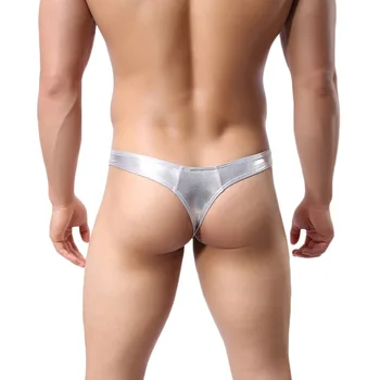 Brand Sexy Briefs Thong Men's Underwear Cool Man Panties Patent Leather Underpants Imitation Leather Wetlook Briefs Thongs
Brand Sexy Briefs Thong Men's Underwear Cool Man Panties Patent Leather Underpants Imitation Leather Wetlook Briefs Thongs