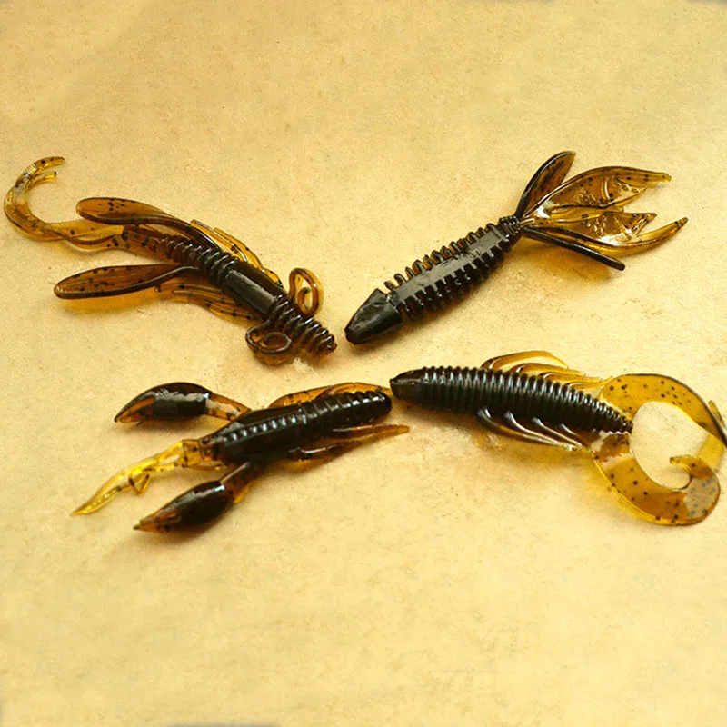 4Pcs Worm Artificial simulation Fishing Lure Soft Bait Silicon Lure Shrimp Wobbler Jig Swivel Bass Fishing Tackle
4Pcs Worm Artificial simulation Fishing Lure Soft Bait Silicon Lure Shrimp Wobbler Jig Swivel Bass Fishing Tackle