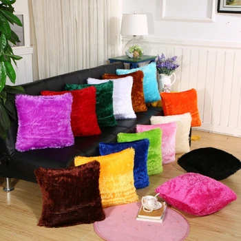 Plush Velvet Fur Fluffy Sofa Pillow Soft Cushion Cover Pillow Case Nordic Home Decoration Tools Pillow Cover 40*40
Plush Velvet Fur Fluffy Sofa Pillow Soft Cushion Cover Pillow Case Nordic Home Decoration Tools Pillow Cover 40*40