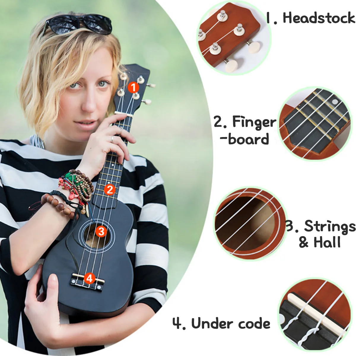 Zebra Guitar Combo Ukulele Soprano Basswood 21 inch 12 Frets 4 Strings Uke Hawaii Musical Instruments for Begginer+Pick&Bag
Zebra Guitar Combo Ukulele Soprano Basswood 21 inch 12 Frets 4 Strings Uke Hawaii Musical Instruments for Begginer+Pick&Bag