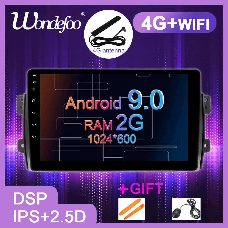 Android 9.0 DSP IPS 2.5D Screen Car GPS Radio for Suzuki SX4 2006 2007 2008 2009-2013 Navigation Stereo 4G MODEM Slot NO DVD
Android 9.0 DSP IPS 2.5D Screen Car GPS Radio for Suzuki SX4 2006 2007 2008 2009-2013 Navigation Stereo 4G MODEM Slot NO DVD