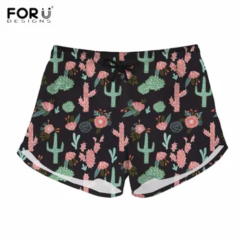 FORUDESIGNS Green Plants Cactus Pattern Woman Summer Fit Shorts Fashion Black/White Short Pants for Girls Casual Womans Short
FORUDESIGNS Green Plants Cactus Pattern Woman Summer Fit Shorts Fashion Black/White Short Pants for Girls Casual Womans Short